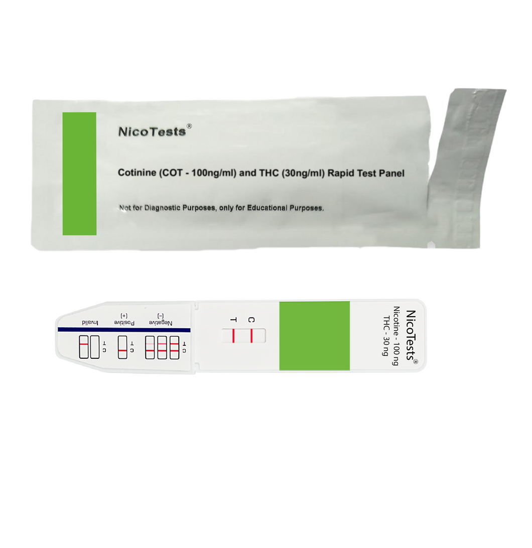 Extra-Sensitive Nicotine Marijuana Urine Home Test Kits, Home Urine Drug  Test Kits